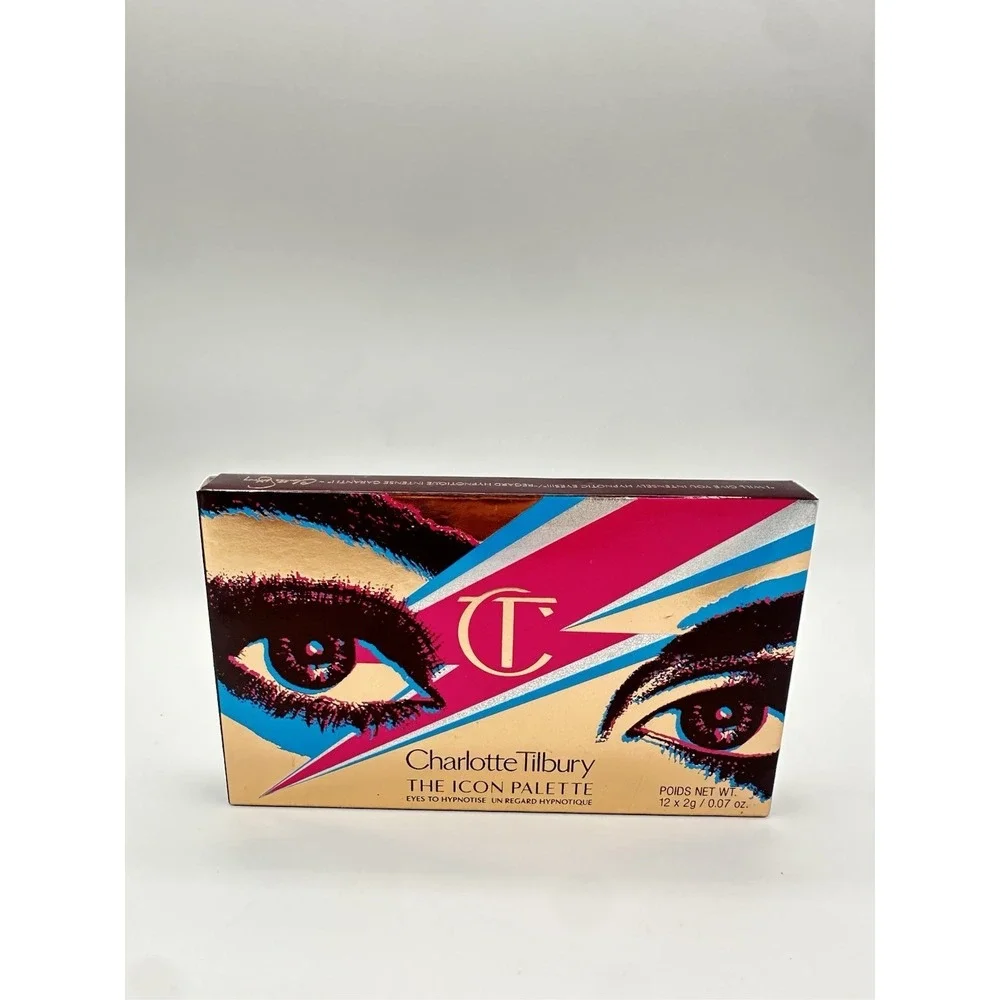 Charlotte Tilbury THE ICON Palette Limited Edition Eyeshadow Palette. Shimmery